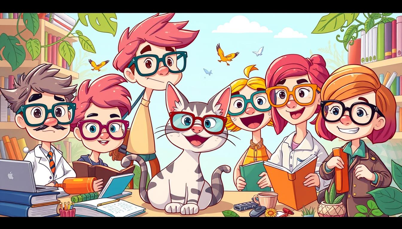 Cartoon Characters with Glasses: Fun & Iconic